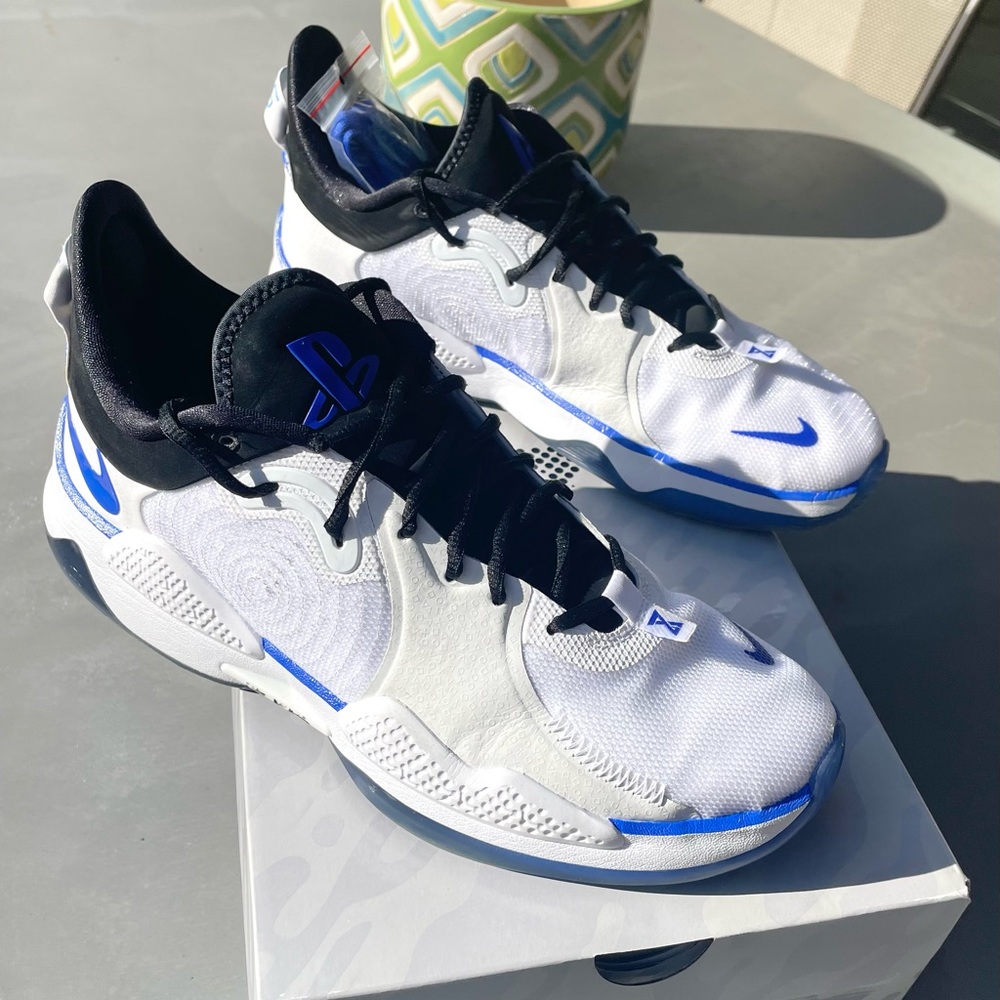 Nike PG 5 Playstation White Sz 13